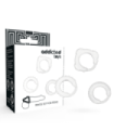 ADDICTED TOYS - SET 3 ANILLOS PENE CLEAR