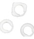 ADDICTED TOYS - SET 3 ANILLOS PENE CLEAR