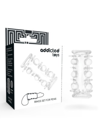 ADDICTED TOYS - FUNDA PENE CLEAR