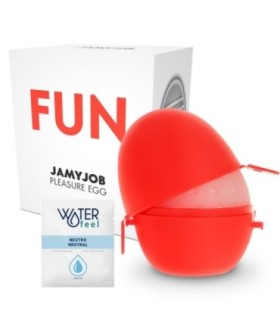 JAMYJOB - HUEVO MASTURBADOR DISCRETO EDICION ROJO FUN