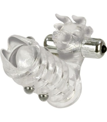 CALEXOTICS - FUNDA PENE CON VIBRADOR PARA CLITORIS