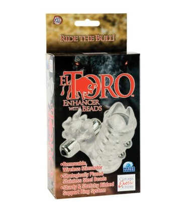 CALEXOTICS - FUNDA PENE CON VIBRADOR PARA CLITORIS