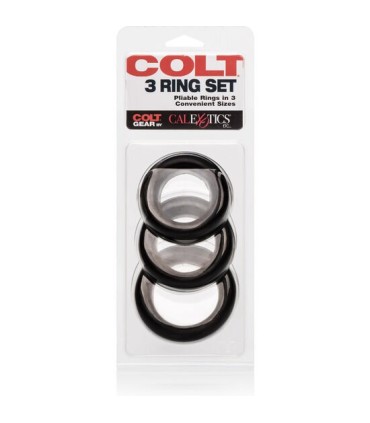 CALEXOTICS - COLT SET 3 ANILLOS PENE Y TESTÍCULOS