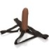 CALEXOTICS - ARNÉS CON DILDO HUECO MARRÓN