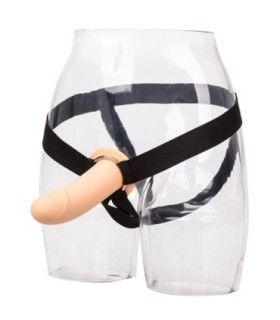 CALEXOTICS - ARNÉS CON DILDO HUECO NATURAL
