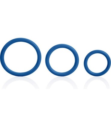 CALEXOTICS - SET TRES ANILLAS AZUL ERECCIÓN