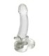 CALEXOTICS - ANILLO DE SILICONA CON CUENTAS DE ACERO TALLA L