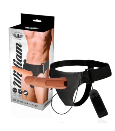 HARNESS ATTRACTION - ARNÉS  HUECO WILLIAN CON VIBRADOR 17 CM -O- 4.5 CM