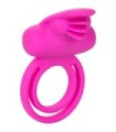 CALEXOTICS - DUAL CLIT FLICKER ENHANCER DOBLE ANILLO VIBRADOR DE SILICONA ROSA
