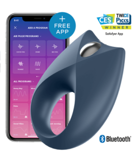 SATISFYER - POWERFUL ROYAL ONE ANILLO VIBRADOR APP