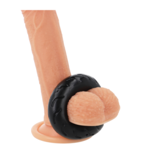 POWERING - SUPER FLEXIBLE Y RESISTENTE ANILLO PENE  5CM PR08 NEGRO