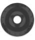 POWERING - SUPER FLEXIBLE Y RESISTENTE ANILLO PENE  5CM PR08 NEGRO