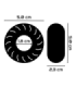 POWERING - SUPER FLEXIBLE Y RESISTENTE ANILLO PENE  5CM PR08 NEGRO
