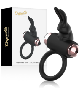 COQUETTE CHIC DESIRE - COCK RING ANILLO VIBRADOR NEGRO / GOLD