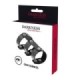 DARKNESS - ANILLO DOBLE PENE Y TESTÍCULOS AJUSTABLE LEATHER