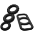 ADDICTED TOYS - SET 4 ANILLOS SILICONA PARA EL PENE