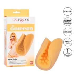 CALEXOTICS - BEADED GRIP MASTURBADOR TEXTURADO NARANJA