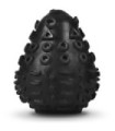 G-VIBE - HUEVO MASTURBADOR TEXTURADO REUTILIZABLE NEGRO