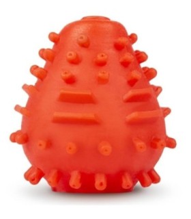 G-VIBE - HUEVO MASTURBADOR TEXTURADO REUTILIZABLE ROJO