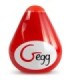 G-VIBE - HUEVO MASTURBADOR TEXTURADO REUTILIZABLE ROJO