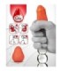 G-VIBE - HUEVO MASTURBADOR TEXTURADO REUTILIZABLE ROJO