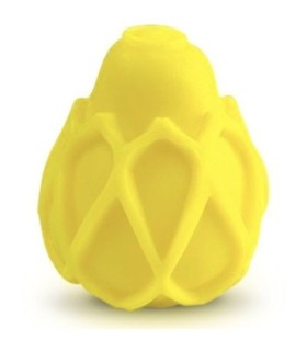 G-VIBE - HUEVO MASTURBADOR TEXTURADO REUTILIZABLE AMARILLO