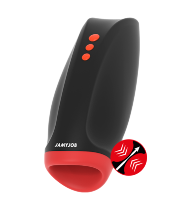 JAMYJOB - NOVAX MASTURBADOR CON VIBRACIÓN Y COMPRESIÓN