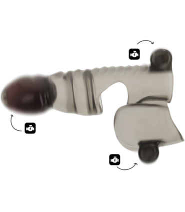 OHMAMA - FUNDA PENE Y TESTÍCULOS 3 MOTORES