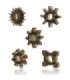 OHMAMA - SET 5 ANILLOS SILICONA TESTÍCULOS Y PENE