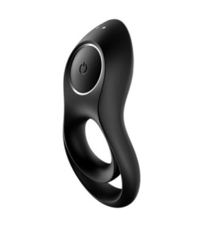 SATISFYER - LEGENDARY DUO ANILLO VIBRADOR NEGRO