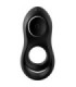SATISFYER - LEGENDARY DUO ANILLO VIBRADOR NEGRO