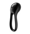 SATISFYER - MAJESTIC DUO ANILLO VIBRADOR NEGRO