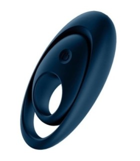 SATISFYER - GLORIOUS DUO ANILLO VIBRADOR AZUL