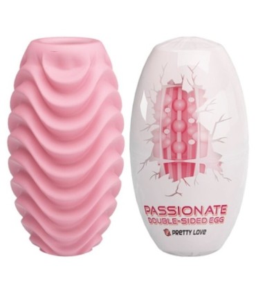 PRETTY LOVE - HUEVO MASTURBADOR DOBLE CARA ROSA