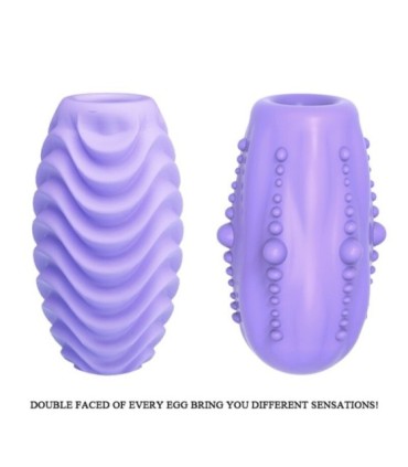 PRETTY LOVE - HUEVO MASTURBADOR DOBLE CARA LILA