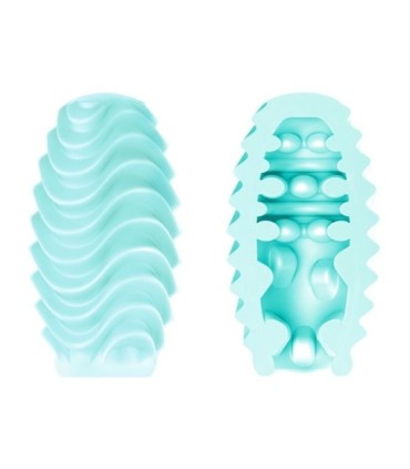 PRETTY LOVE - HUEVO MASTURBADOR DOBLE CARA TURQUESA
