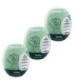 SATISFYER - 3 HUEVOS MASTURBADORES RIFFLE