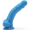 GET REAL - HAPPY DICKS 19 CM CON TESTÍCULOS AZUL
