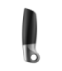 SATISFYER - POWER MASTURBATOR NEGRO Y PLATA