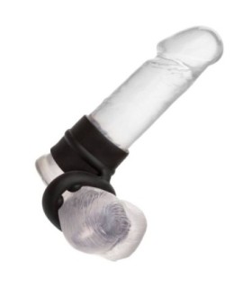 CALEXOTICS - ALPHA DUAL MAGNUM RING NEGRO