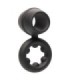 CALEXOTICS - ALPHA DUAL MAGNUM RING NEGRO