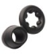 CALEXOTICS - ALPHA DUAL MAGNUM RING NEGRO