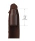 FANTASY X- TENSIONS - PIPEDREAMS EXTENSION W STRAP 17,78 CM BROWN