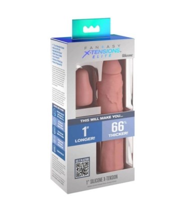 FANTASY X- TENSIONS - PIPEDREAMS SLEEVE 17,78 CM + 2,54 CM PLUG SKIN