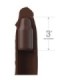 FANTASY X- TENSIONS - PIPEDREAMS SLEEVE 22,86 CM + 7,62 CM PLUG BROWN
