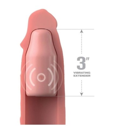 FANTASY X- TENSIONS - PIPEDREAMS SLEEVE 22,86 CM + 7,62 CM PLUG REMOTE SKIN