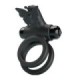 PRETTY LOVE - DOBLE ANILLO VIBRADOR CON ESTIMULADOR NEGRO