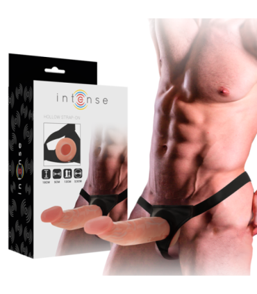 INTENSE - ARNÉS HUECO CON DILDO 18 X 3.5 CM