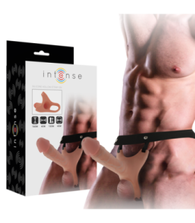 INTENSE - ARNÉS HUECO CON DILDO SILICONA 16 X 3.5 CM