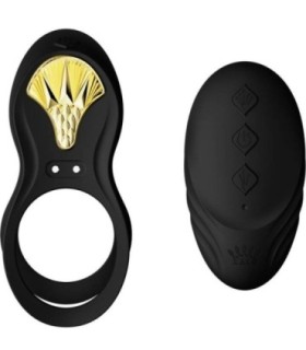 ZALO - BAYEK ANILLO VIBRADOR CONTROL REMOTO PAREJAS NEGRO